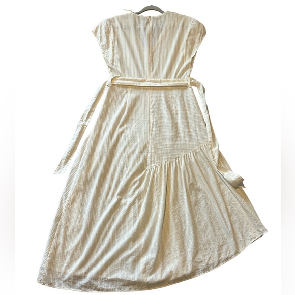 Zara Asymmetrical Drop waist Dress V-Neck size M - Picture 3 of 10